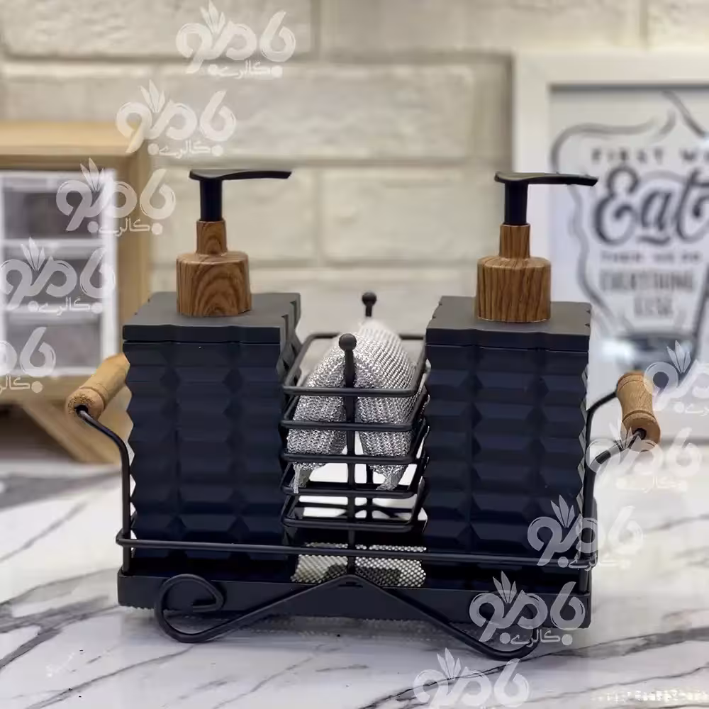 ست سینک 2قلو فلزی مشکی لیماک