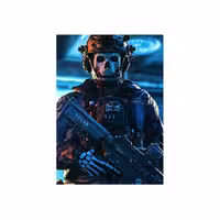تابلو متال پوستر سایز A4 با طرح Ghost