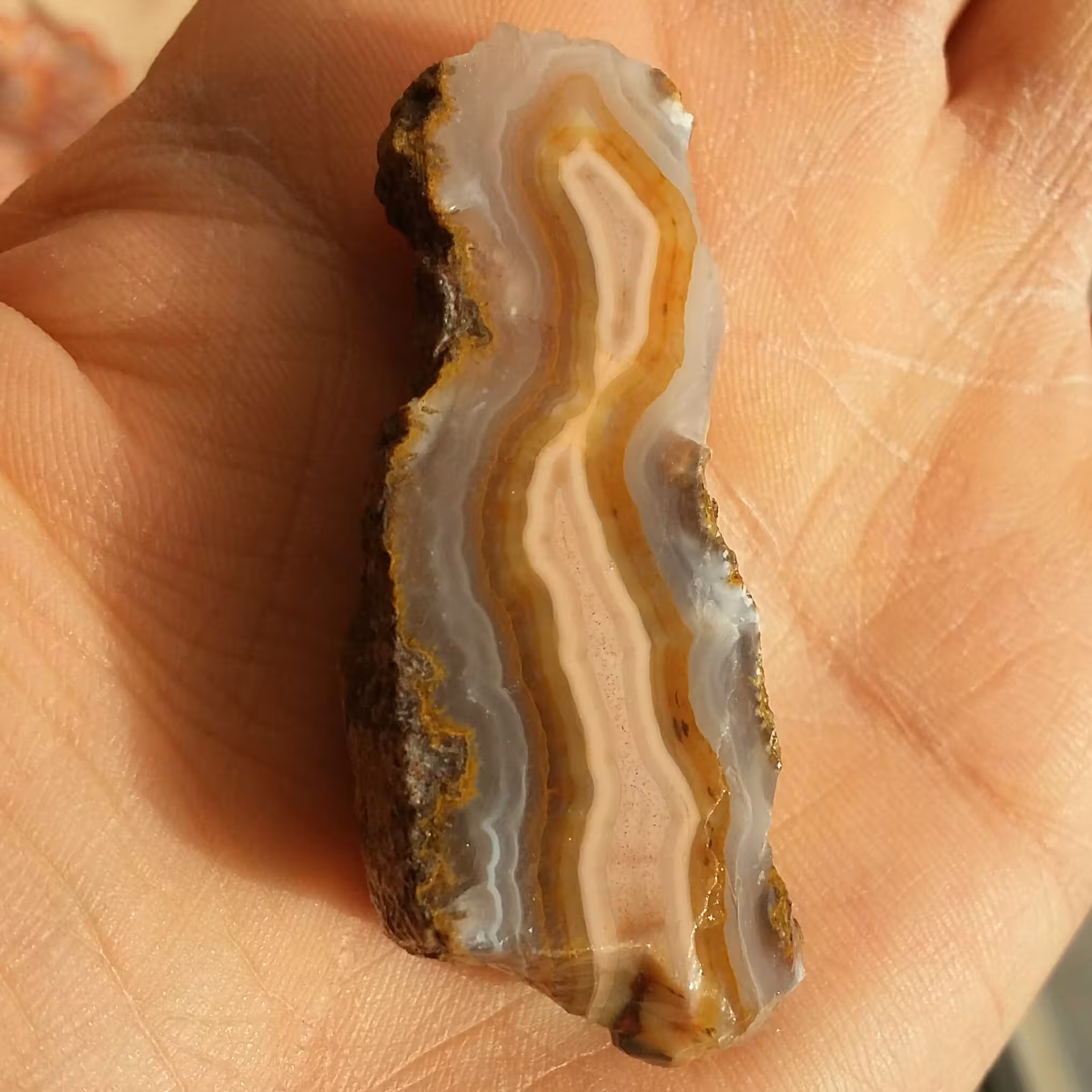 اسلایس سنگ راف عقیق سلیمانی رنگی بی نظیبییر خاااص 100درصد طبیعی شاااهکار خلقت