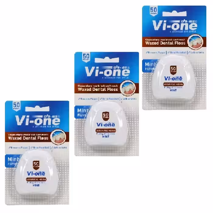 وی وان نخ دندان با پوشش موم و طعم نعنا