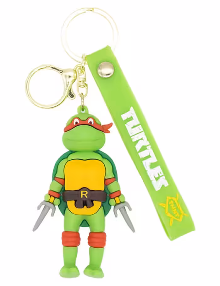 جاکلیدی سیلیکونی فانتزی طرح لاک‌پشت‌های نینجا رافائل کد B