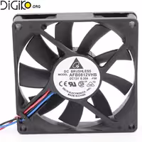 فن 8 در8 در1 12 ولت 300میلی امپر بلبرینگی