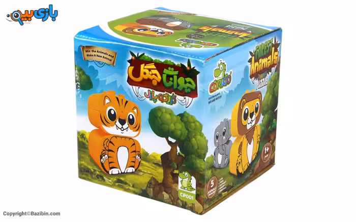 اسباب بازی کریگو پازل طرح حیوانات جنگل علی کوچولو