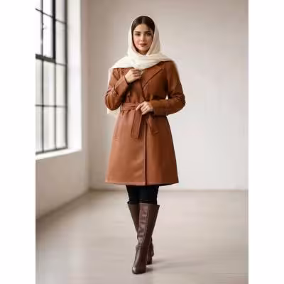 پالتو چرم پوست ماری