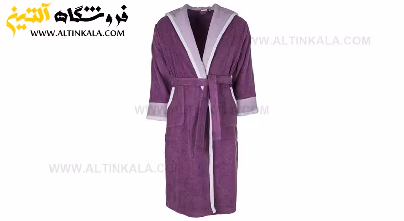 حوله پالتویی کودک سلین طرح پسفیک بنفش-یاسی سایز 12-13