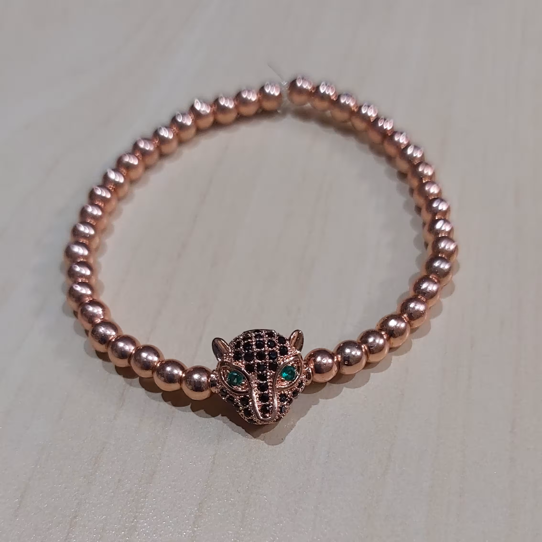 دستبند حدید و سوارسکی تایگر