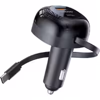 شارژر فندکی 47 وات همراه با کابل تایپ سی پرودو Porodo Dual Port Car Charger PD-FWCH030