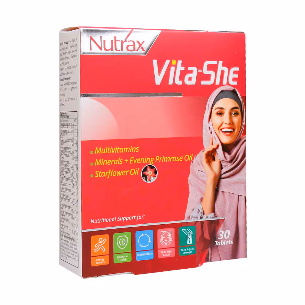 قرص وایتا شی نوتراکس | Nutrax Vita she