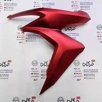 قاب ( کاور ) فلاپ بغل چراغ ( بلوری ) موتور طرح کلیک ( قرمز مات ) ( چپ ) خارجی