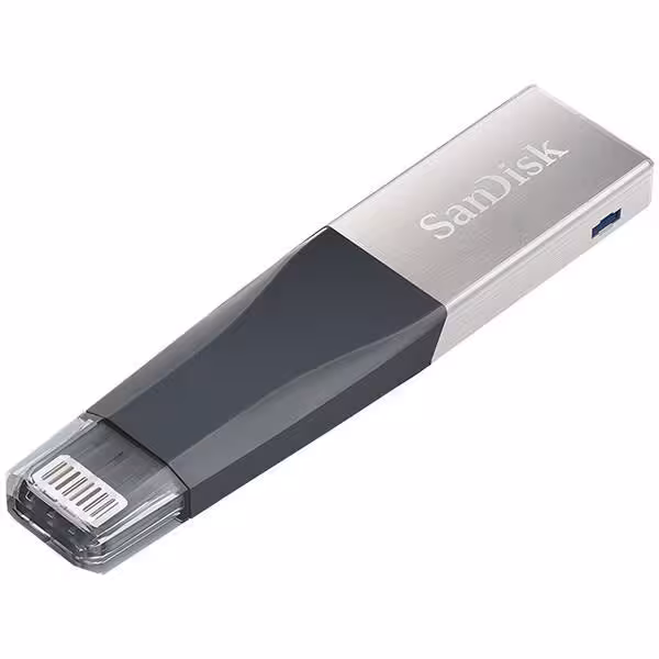 فلش مموری سن دیسک iXpand Mini Flash Drive SDIX40N ظرفیت 128 گیگابایت