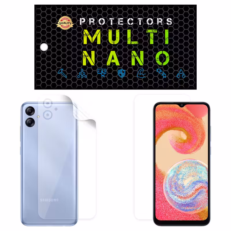 محافظ صفحه نمایش مولتی نانو مدل X-SFT مناسب برای گوشی موبایل سامسونگ Galaxy M04 به همراه محافظ پشت | کالا برتری