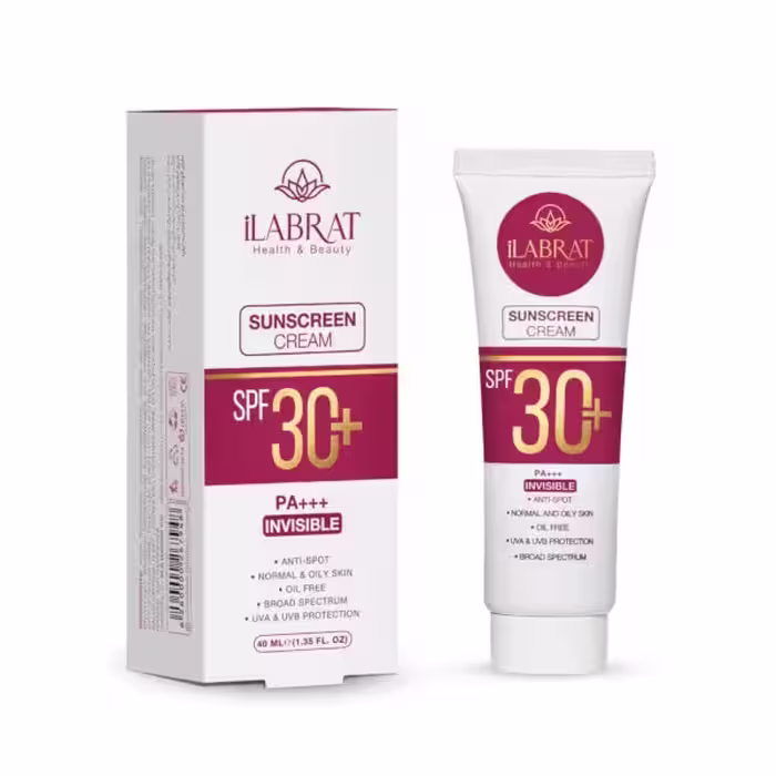 کرم ضدآفتاب ضدلک بی رنگ ایلابرت  SPF30