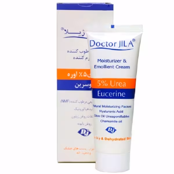 کرم نرم کننده 5 درصد اوره دکتر ژیلا مناسب پوست های خیلی خشک 75 گرم