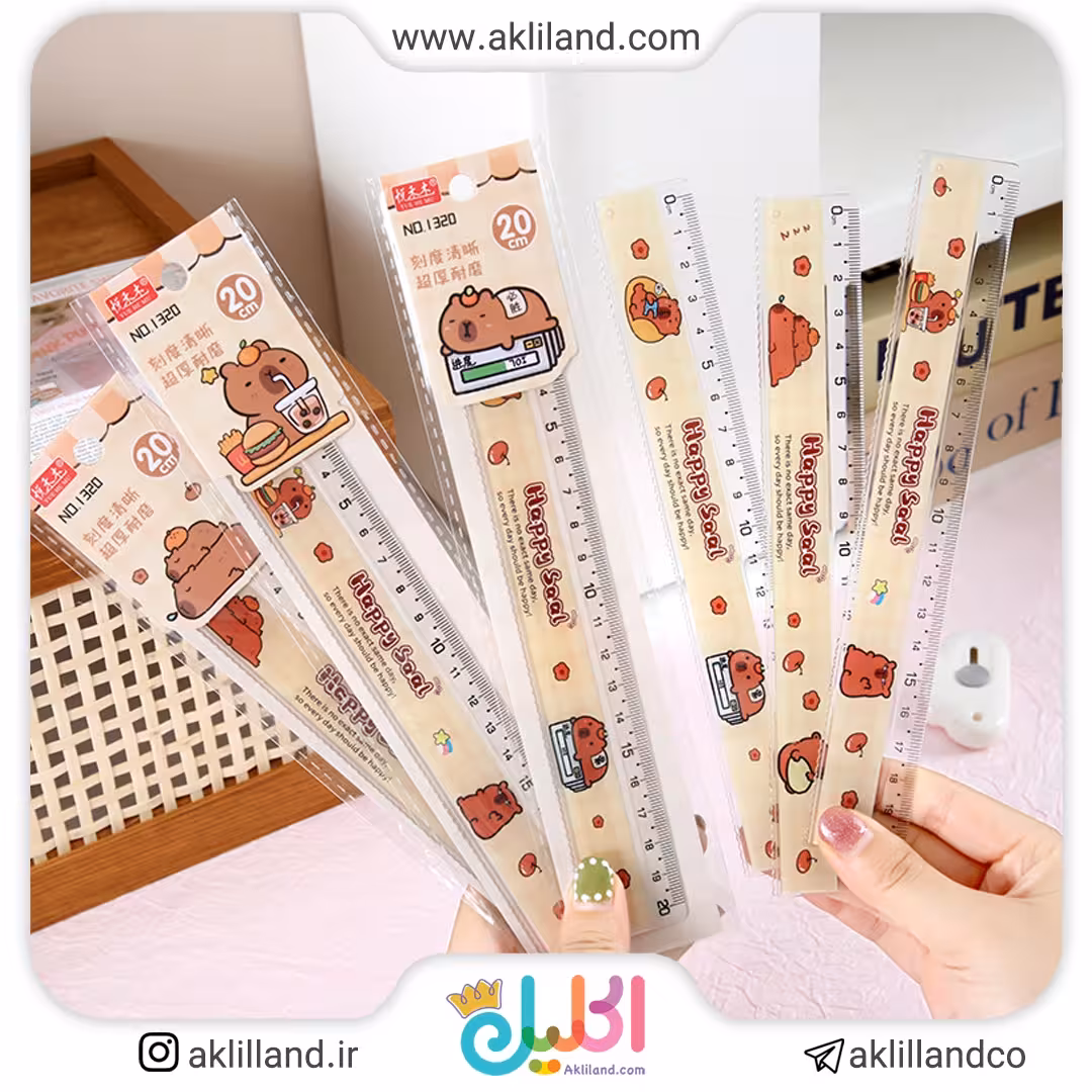 خط کش کاپی بارا 20 سانتی (مدل رندوم)