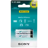 باتری نیم قلمی شارژی سونی Sony AAA 900mah Battery