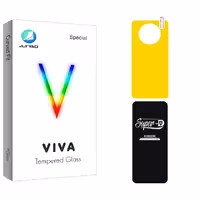 محافظ صفحه نمایش شیشه ای جانبو مدل Viva Super D مناسب برای گوشی موبایل شیائومی Poco X3  به همراه محافظ پشت گوشی