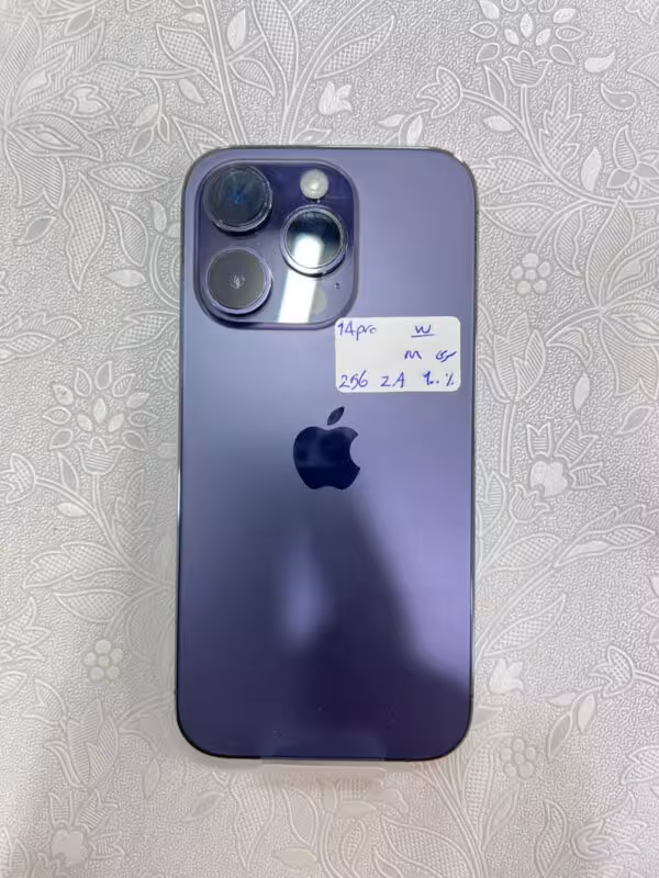 گوشی ایفون 14 پرو رنگ بنفش
