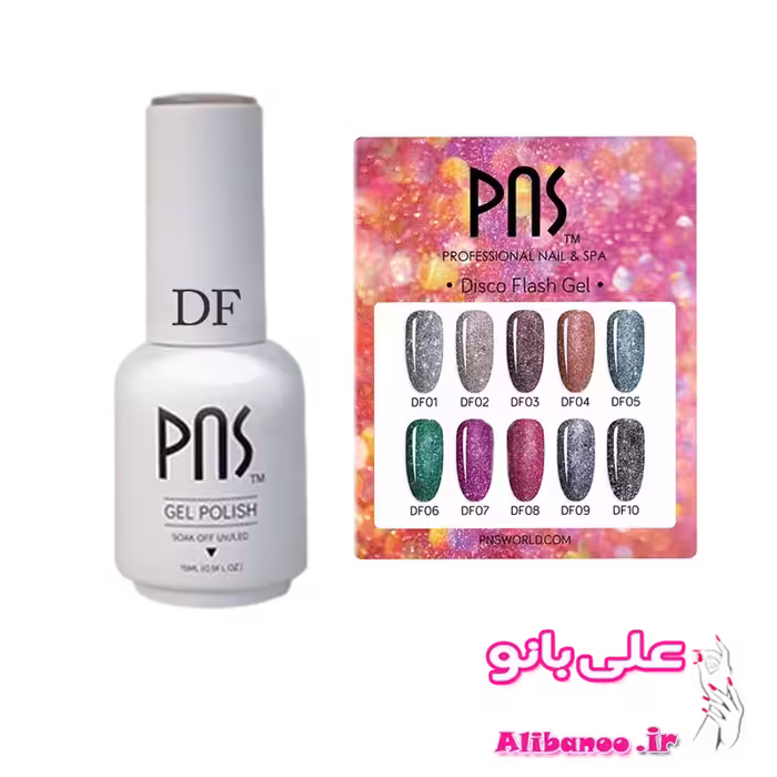 دیسکو ژل ناخن پی ان اس PNS در 10 رنگ