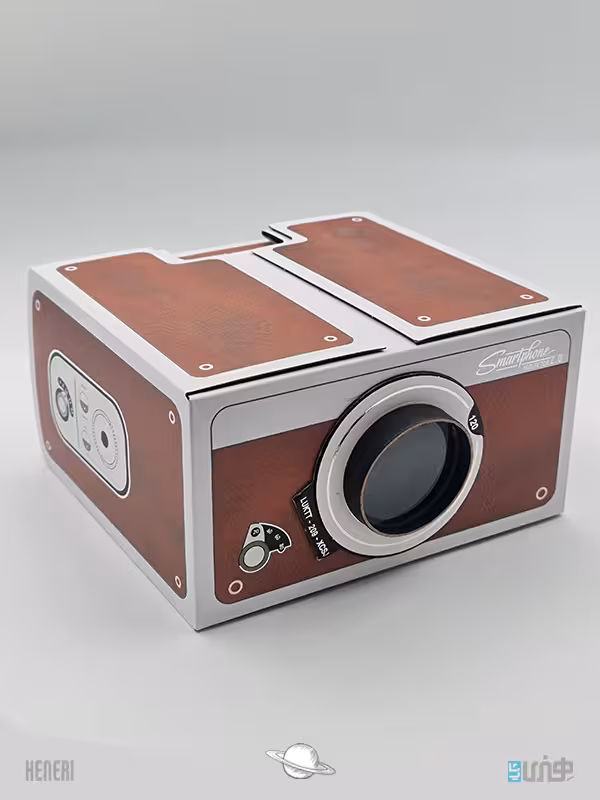 بزرگ کننده صفحه نمایش گوشی هوشمند قابل حمل Smartphone Projector 2.0 Portable Phone Projector