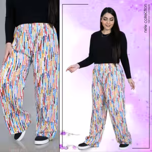 دامن شلواری نخی در طرح های میکس