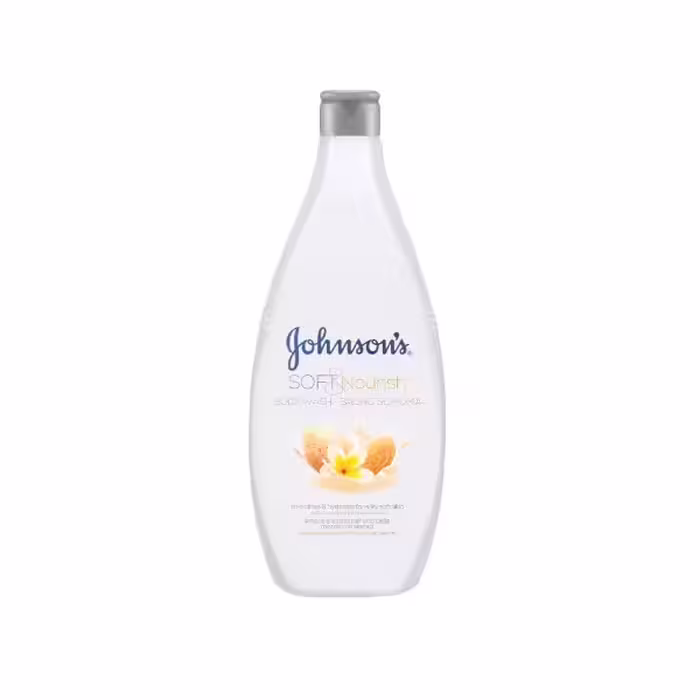شامپو بدن مغذی روغن بادام و یاس مدل Soft & nourish جانسون 400 میلی لیتر | Johnson Soft & Nourish Body Wash 400ml