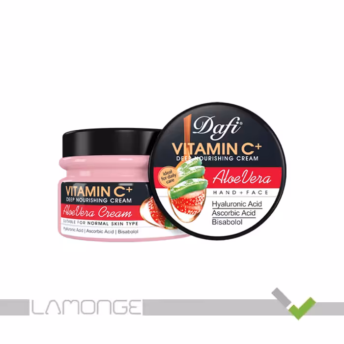 کرم مرطوب کننده دست و صورت دافی حاوی عصاره آلوئه ورا حجم 270 میلی لیتر