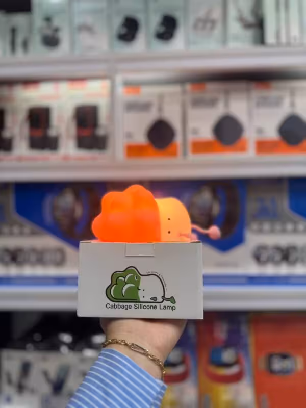 چراغ شب خواب عروسکی مدل کلم نسخه قابل لمس تغییر نور