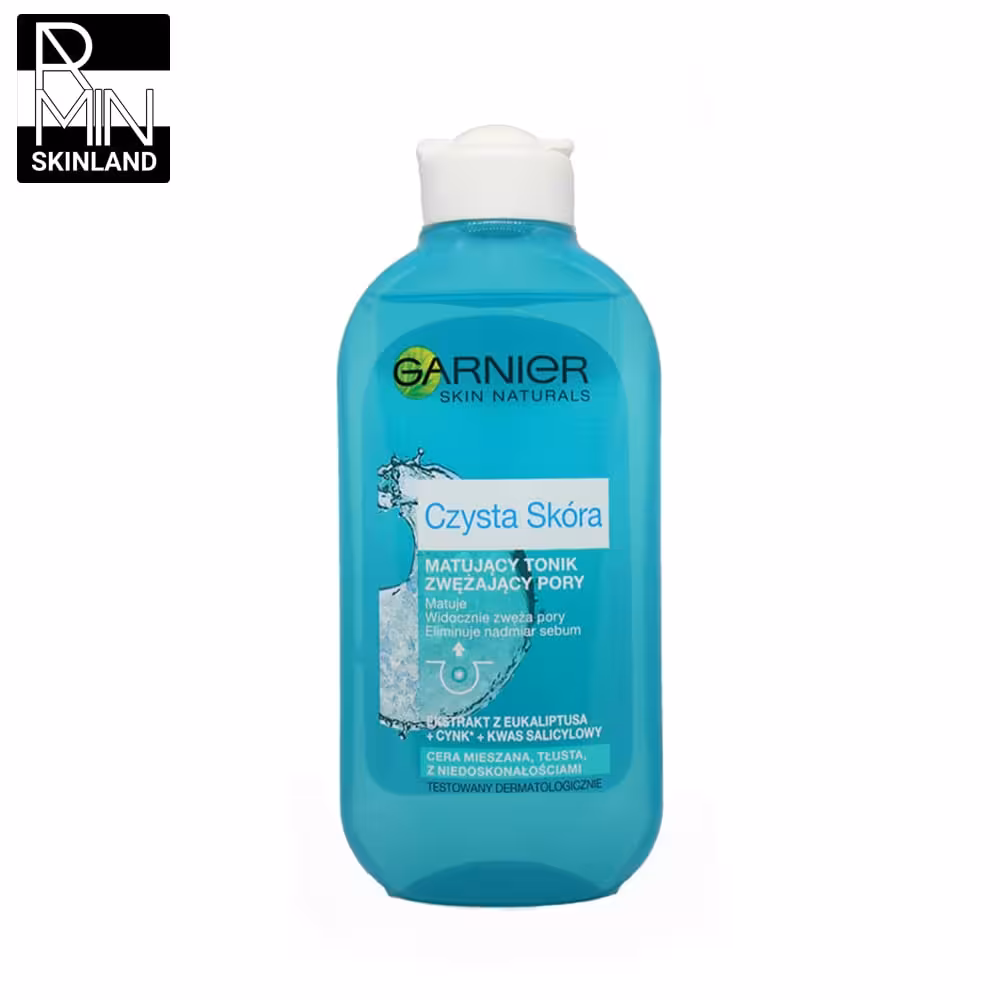 تونر پاک کننده صورت گارنیر مدل Czysta Skora حجم 200ml