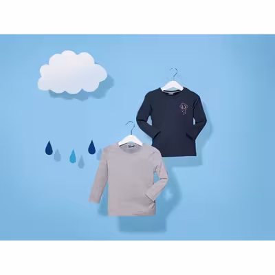 تی شرت آستین بلند بچگانه لوپیلو مدل Rain مجموعه 2 عددی