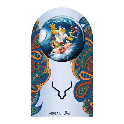 پیکسل ابیگل طرح انیمیشن باب اسفنجی و پاتریک مدل SpongeBob کد 020