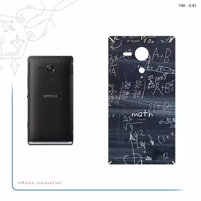 برچسب پوششی ماهوت مدل Mathematical Science مناسب برای گوشی موبایل سونی Xperia SP