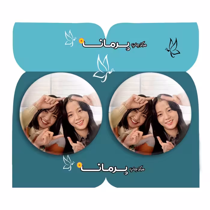  پیکسل پرمانه طرح black pink کد pm2n.18131 مجموعه 2 عددی