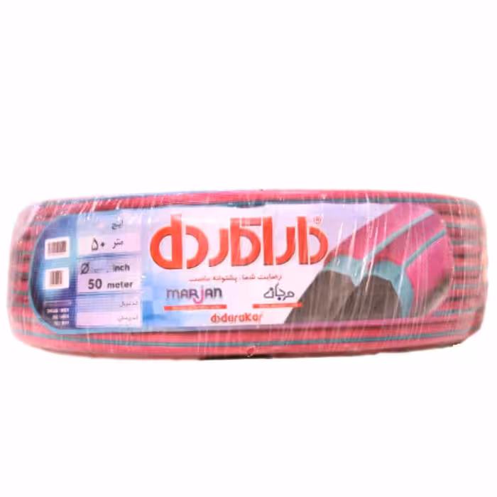 شلنگ داراکار مدل مرجان لاستیکی قطر یک اینچ