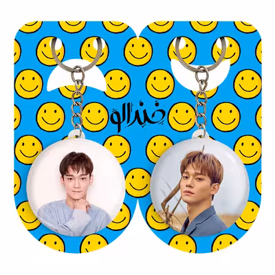 جاکلیدی خندالو مدل چن گروه EXO کد 1335613352 مجموعه 2 عددی