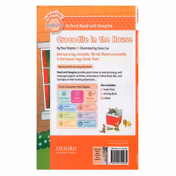 کتاب Crocodile In The House اثر جمعی از نویسندگان انتشارات الوندپویان