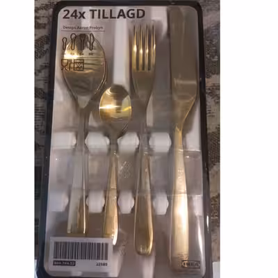  سرویس قاشق و چنگال 24 پارچه ایکیا مدل 804.744.53