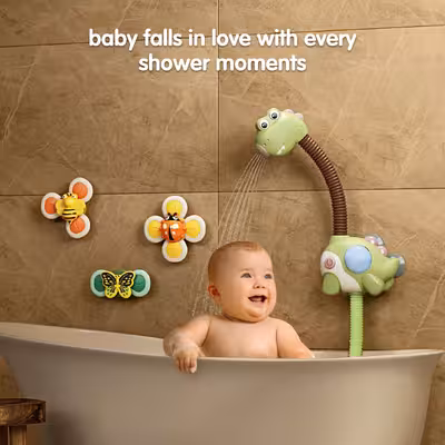 اسباب بازی حمام توماما کیدز مدل 3017 طرح دایناسور