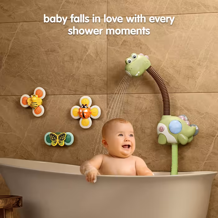 اسباب بازی حمام توماما کیدز مدل 3017 طرح دایناسور