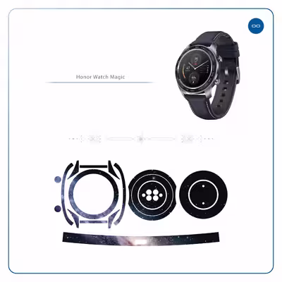 برچسب ماهوت طرح Universe by NASA 3 مناسب برای ساعت هوشمند آنر watch magic