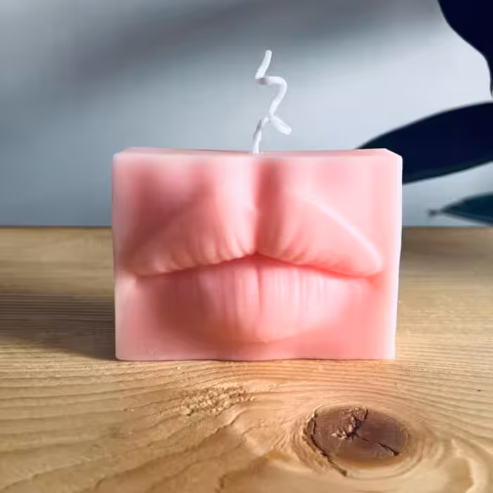 قالب شمع مدل لب دکوراتیو