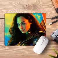 ماوس پد مدل دختر جنگجو کد wmu72