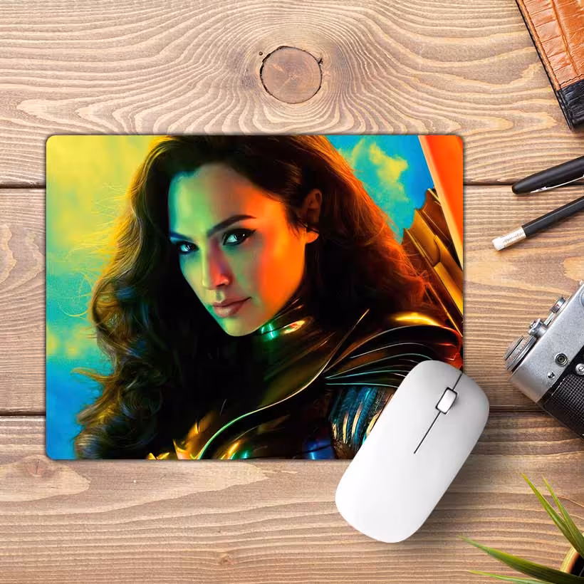 ماوس پد مدل دختر جنگجو کد wmu72