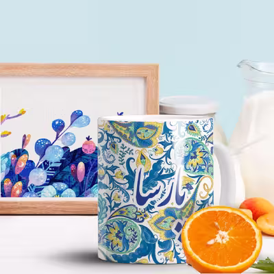 ماگ لاژید مدل پارسا طرح سنتی