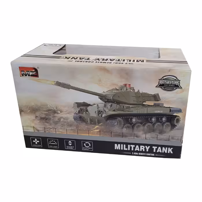 تانک بازی کنترلی ام زد طرح ارتشی مدل MILITARY TANK کد 889
