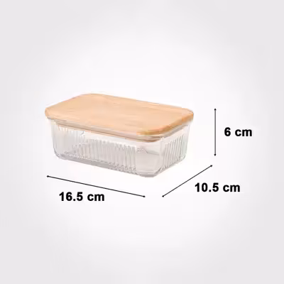 ظرف نگهدارنده لیمون مدل مستطیل بسته 3 عددی