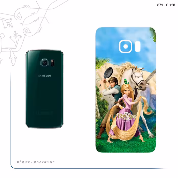 برچسب پوششی ماهوت مدل Rapunzel مناسب برای گوشی موبایل سامسونگ Galaxy S6 Edge