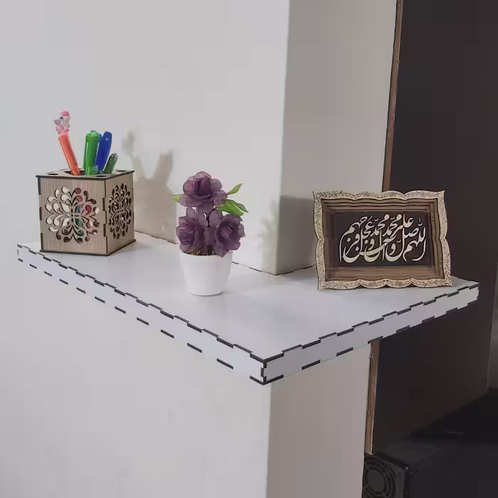 شلف دیواری طرح L مدل 270 درجه