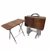 میز عسلی مدل چمدانی کد T-001 مجموعه 4 عددی