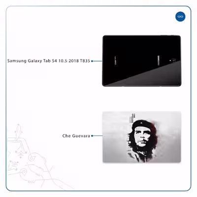 برچسب پوششی ماهوت مدل Che-Guevara مناسب برای تبلت سامسونگ Galaxy Tab S4 10.5 2018 T835