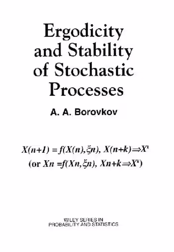 خرید و دانلود نسخه کامل کتاب Ergodicity and Stability of Stochastic Processes